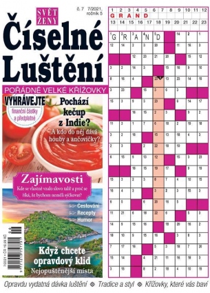 Svět ženy Číselné luštění 7/2021