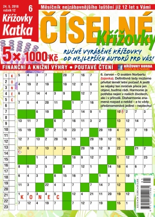 Katka Číselné křížovky 6/2018