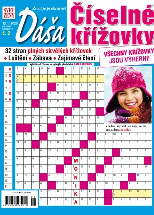 Dáša Číselné křížovky 2/2020