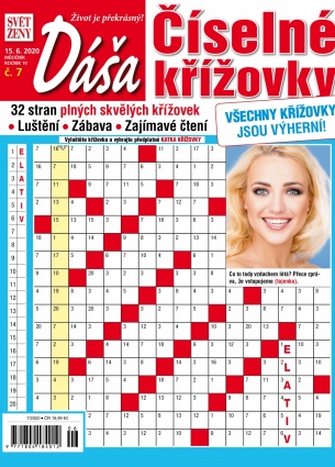 Dáša Číselné křížovky 7/2020