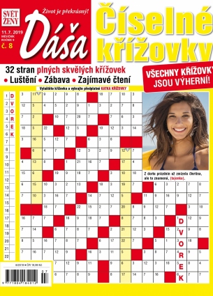 Dáša Číselné křížovky 8/2019