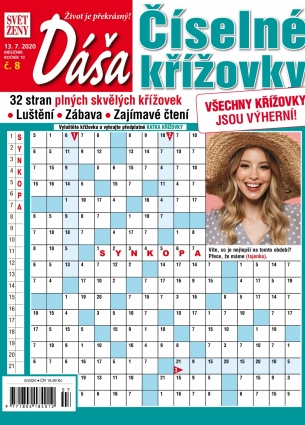 Dáša Číselné křížovky 8/2020