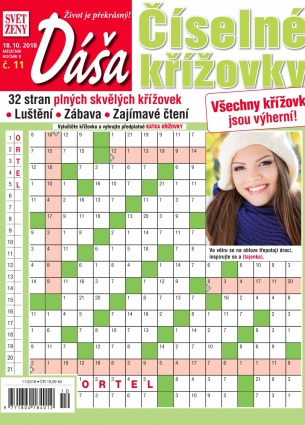 Dáša Číselné křížovky 11/2018