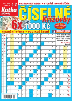Katka Číselné křížovky 2/2016
