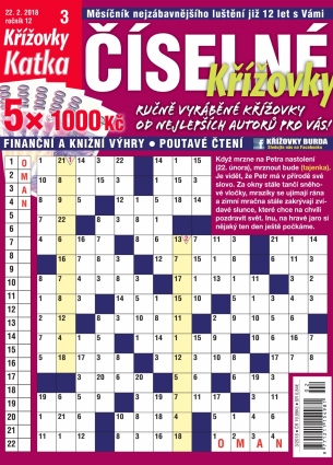 Katka Číselné křížovky 3/2018