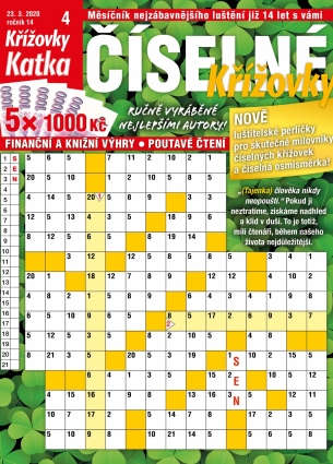 Katka Číselné křížovky 4/2020