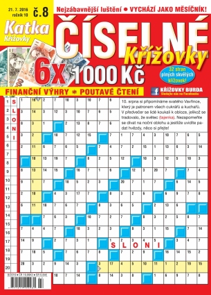 Katka Číselné křížovky 8/2016