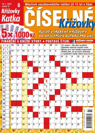 Katka Číselné křížovky 8/2018
