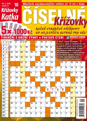 Katka Číselné křížovky 10/2018