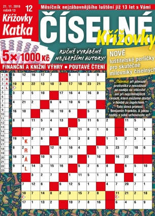 Katka Číselné křížovky 12/2019