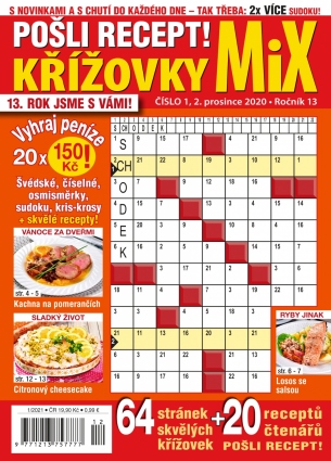 Pošli recept Křížovky MiX 1/2021