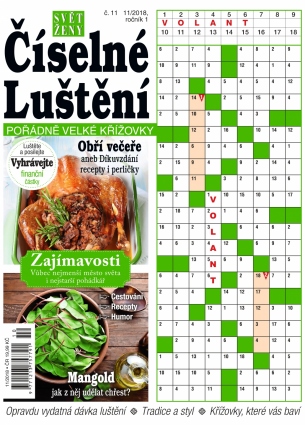 Svět ženy Číselné luštění 11/2018