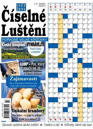 Svět ženy Číselné luštění 8/2020
