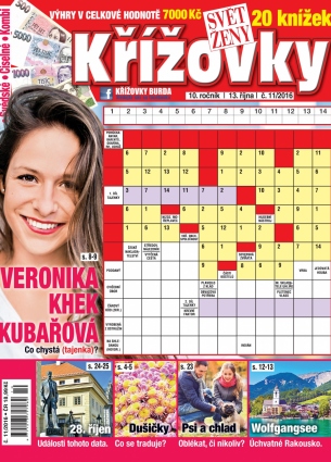 Svět ženy Křížovky 11/2016