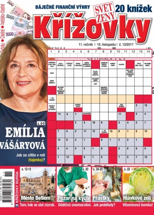Svět ženy Křížovky 12/2017