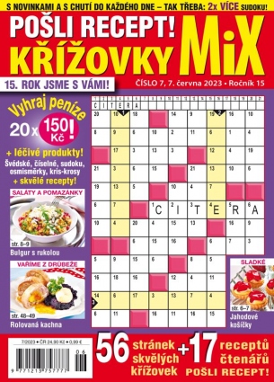Pošli recept Křížovky MiX 7/2023