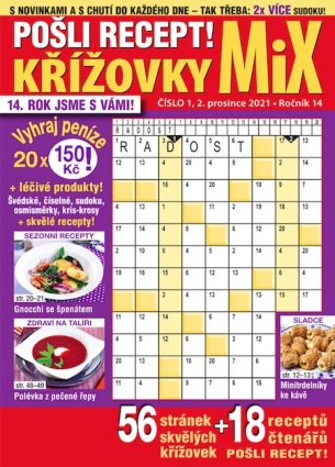 Pošli recept Křížovky MiX 1/2022